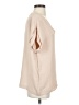 NINEXIS 100% Polyester Tan Short Sleeve Blouse Size S - photo 4
