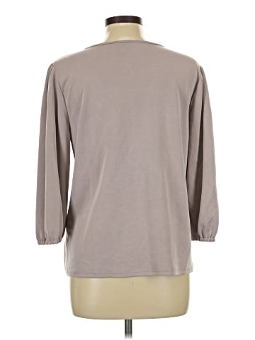 Green Envelope 3/4 Sleeve Top (view 2)