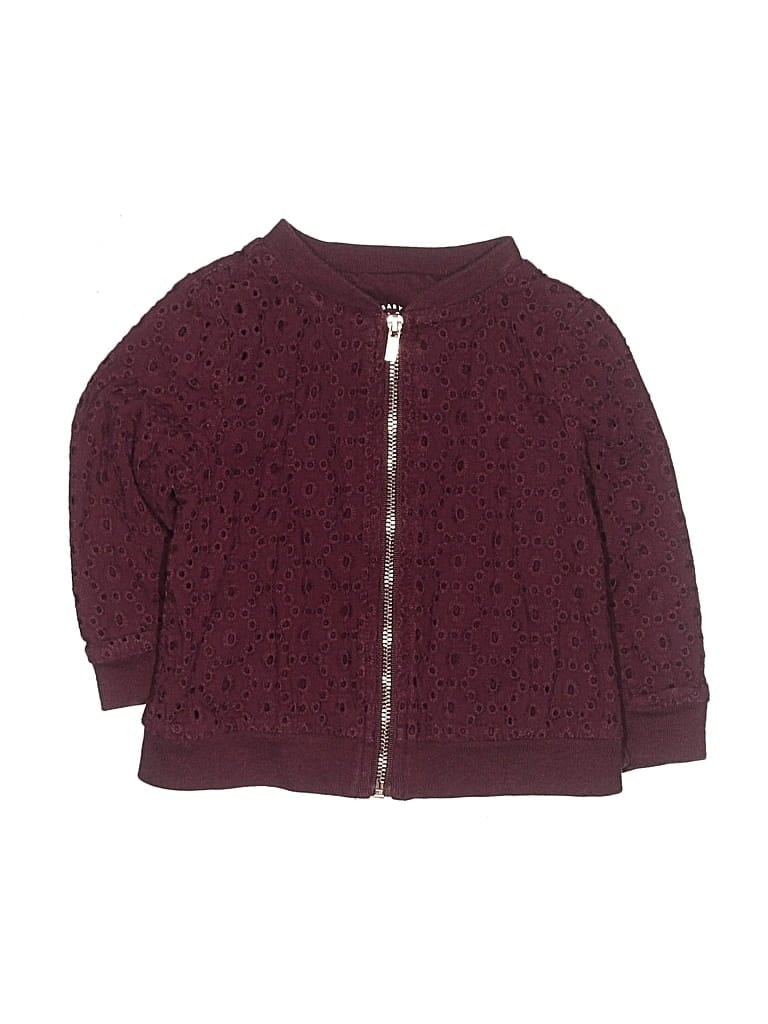 Pre-owned Cat & Jack Babies' Jacket In Burgundy