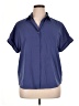Unbranded Blue Short Sleeve Blouse Size XL - photo 1