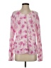 LoveShackFancy 100% Cotton Floral Pink Pullover Sweater Size S - photo 1