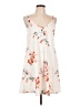 Unbranded Floral Ivory Casual Dress Size L - photo 1