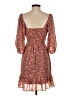 Lulus 100% Polyester Floral Burgundy Pink Casual Dress Size XS - photo 2