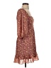 Lulus 100% Polyester Floral Burgundy Pink Casual Dress Size XS - photo 4