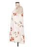 Unbranded Floral Ivory Casual Dress Size L - photo 5
