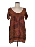 Some Odd Rubies Paisley Brown Casual Dress Size M (estimated) - photo 1