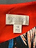 Bisou Bisou Graphic Orange Cocktail Dress Size 12 - photo 7