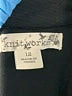 Knitworks 100% Polyester Print Black Dress Size 12 - photo 3