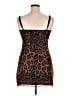Cider Animal Print Brown Cocktail Dress Size XL - photo 2