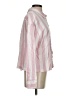H&M Stripes Pink Long Sleeve Button-Down Shirt Size S - photo 4