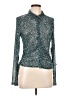 Sweet Rain Teal Long Sleeve Blouse Size L - photo 1