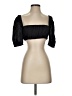 Lovers + Friends 100% Cotton Black Short Sleeve Top Size XS - photo 1