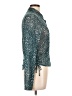 Sweet Rain Teal Long Sleeve Blouse Size L - photo 4