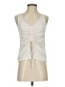 Express 100% Polyester Ivory Sleeveless Blouse Size S - photo 1