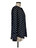 J.Crew 100% Polyester Polka Dots Black Long Sleeve Blouse Size M - photo 4