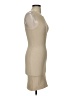 Debut Solid Tan Cocktail Dress Size S - photo 4