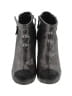 Chanel Metallic Silver Ankle Boots Size EU 37 - photo 2