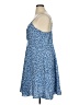 Shein 100% Polyester Print Blue Casual Dress Size XL - photo 5