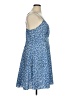 Shein 100% Polyester Print Blue Casual Dress Size XL - photo 4