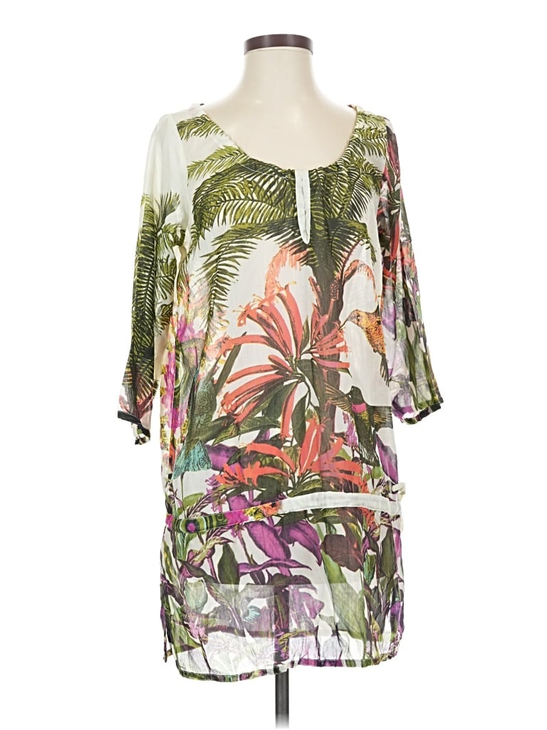 Pre-owned Desigual Casual Dress In Green