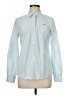 Vineyard Vines 100% Cotton Houndstooth Blue Long Sleeve Button-Down Shirt Size 6 - photo 1
