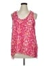 Cato 100% Cotton Pink Sleeveless Blouse Size XL - photo 1