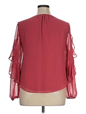 White House Black Market Long Sleeve Blouse (view 2)