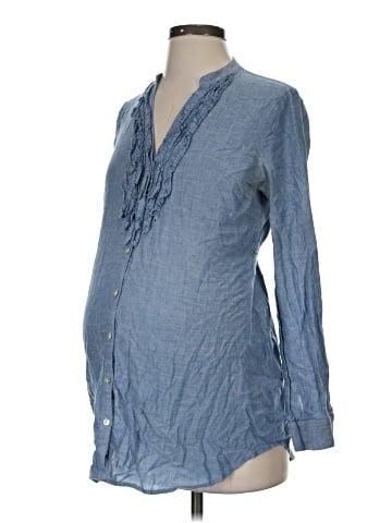 Motherhood Long Sleeve Blouse (view 1)