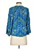 Scoop Blue 3/4 Sleeve Blouse Size 0 - 2 - photo 2