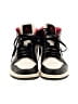 Air Jordan Black 1 Mid Sneakers Size 9 - photo 2