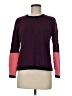 Lisa Todd Color Block Purple Pullover Sweater Size M - photo 1