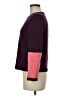 Lisa Todd Color Block Purple Pullover Sweater Size M - photo 5