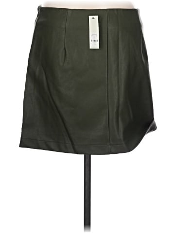 Francesca's Faux Leather Skirt (view 2)