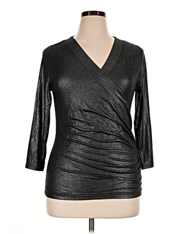 Lauren by Ralph Lauren 3/4 Sleeve Top (view 1)