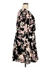 Eliza J 100% Polyester Floral Black Casual Dress Size 18 - photo 4