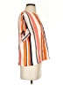 Dr Bloom Stripes Orange Short Sleeve Blouse Size Sm - Med - photo 4