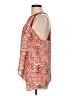 BCBGMAXAZRIA 100% Polyester Red Sleeveless Blouse Size L - photo 5