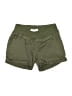 Maacie Solid Green Khaki Shorts Size S - photo 1