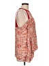 BCBGMAXAZRIA 100% Polyester Red Sleeveless Blouse Size L - photo 4