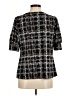Notations Black Short Sleeve Blouse Size M - photo 2