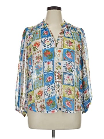 Figueroa & Flower 3/4 Sleeve Blouse (view 1)