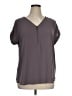 Maurices Gray Short Sleeve Henley Size XL - photo 1