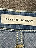 Flying Monkey Hearts Blue Jeans Size 26 waist - photo 7