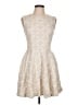 Diane von Furstenberg Argyle Ivory Cocktail Dress Size 10 - photo 1