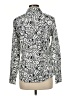 Lands' End Print Silver Long Sleeve Blouse Size 8 - photo 2