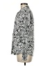 Lands' End Print Silver Long Sleeve Blouse Size 8 - photo 5