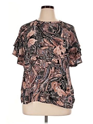 Maurices Short Sleeve Blouse (view 1)