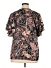 Maurices 100% Polyester Brown Short Sleeve Blouse Size XL - photo 2