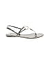 Gucci Silver Interlocking G Logo Leather T-Strap  Size EU (IT) 36 / US 6 - photo 1