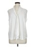Ann Taylor 100% Polyester Ivory Sleeveless Blouse Size XL - photo 1